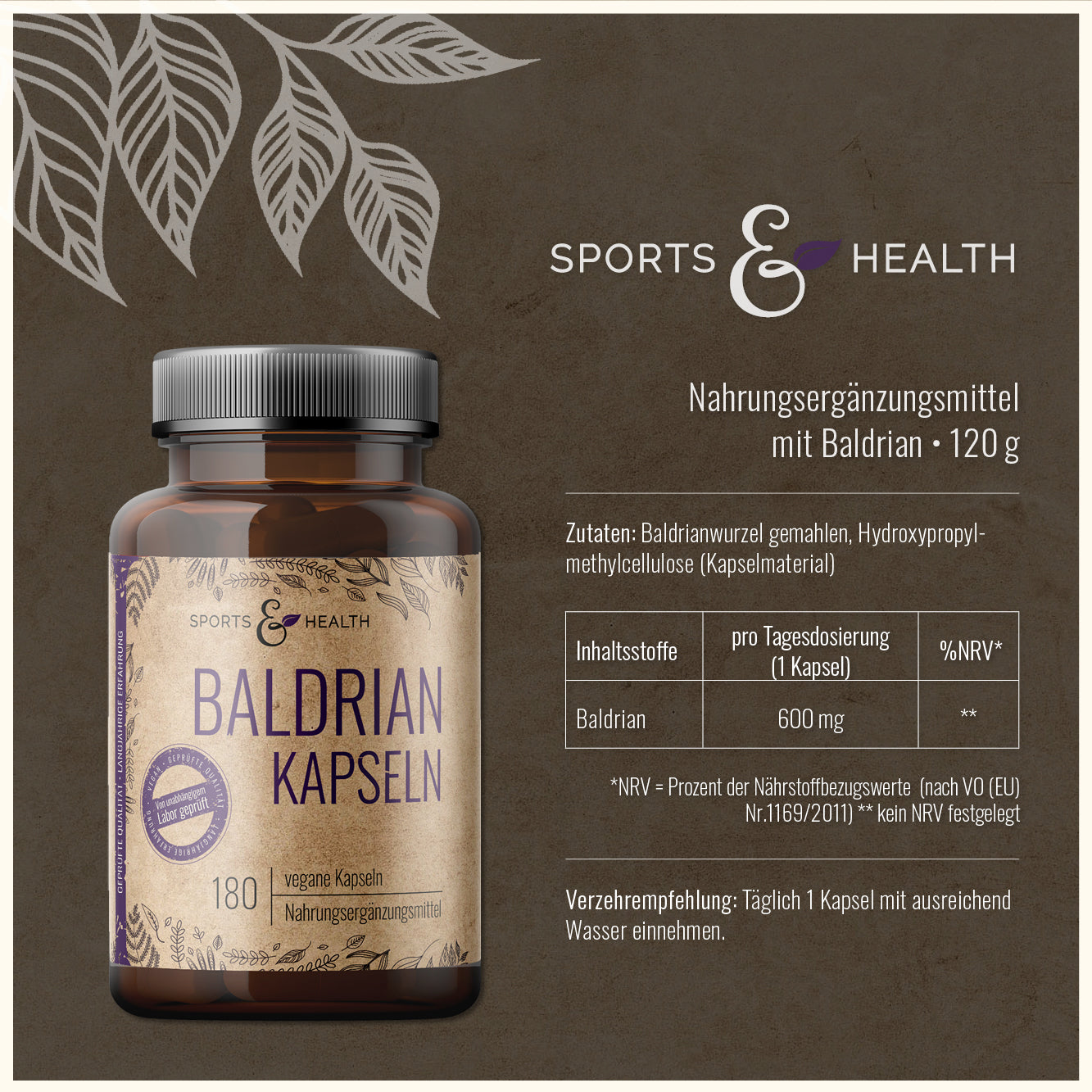 Baldrian Kapseln