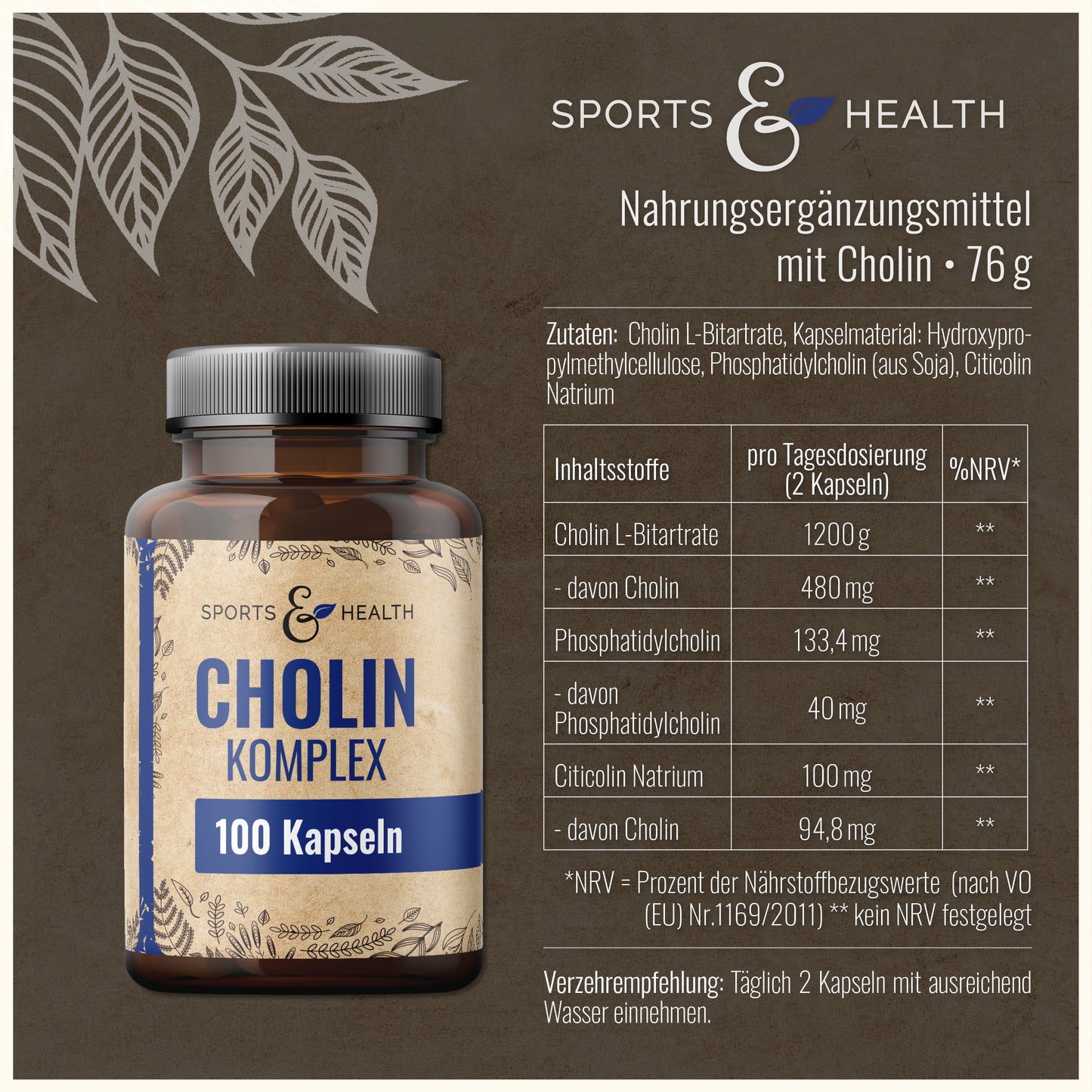 Cholin Komplex Kapseln