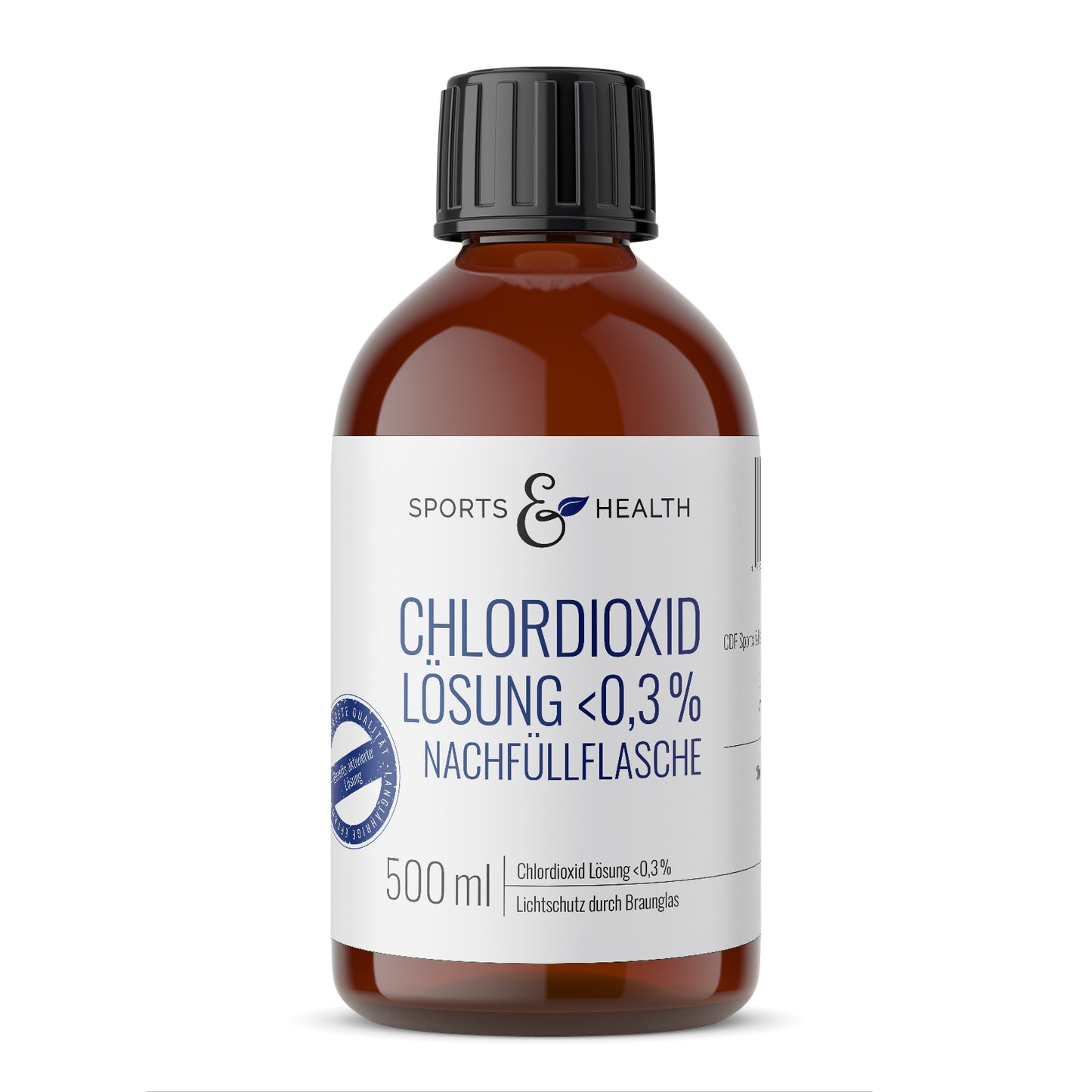 Chlordioxid Lösung - <0,3% Nachfüllflasche