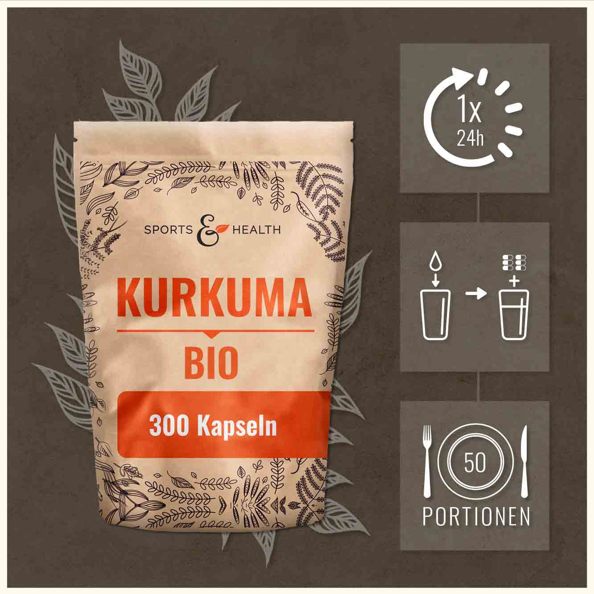 Bio Kurkuma Kapseln - DE-ÖKO-005
