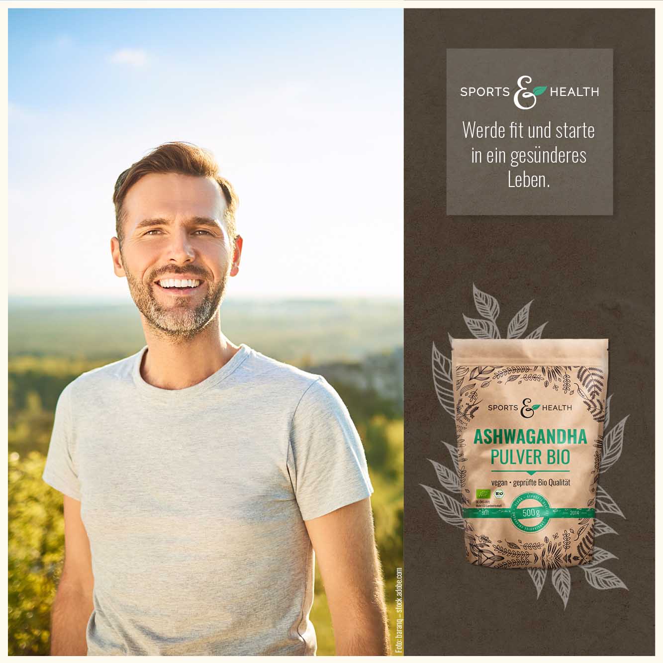 Bio Ashwagandha Pulver - DE-ÖKO-005
