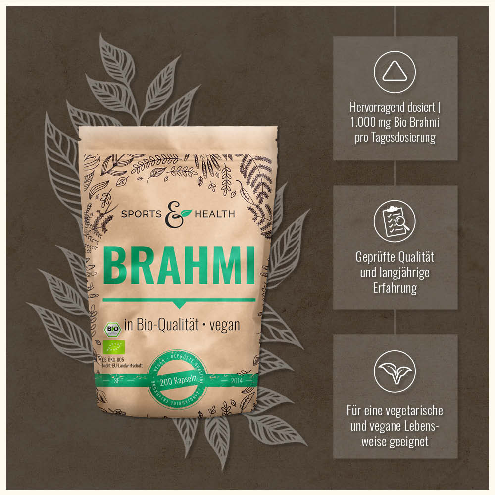 Bio Brahmi Kapseln - DE-ÖKO-005