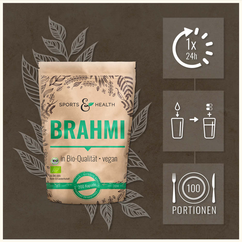 Bio Brahmi Kapseln -  DE-ÖKO-005