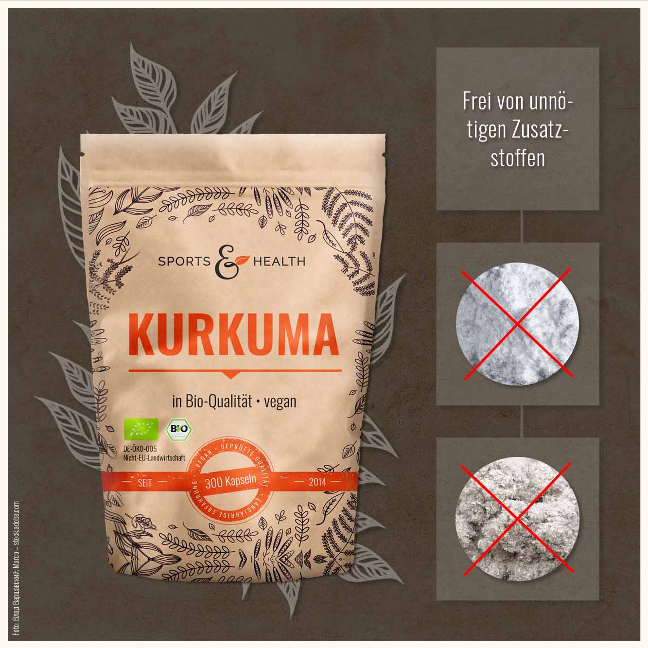Bio Kurkuma Kapseln - DE-ÖKO-005