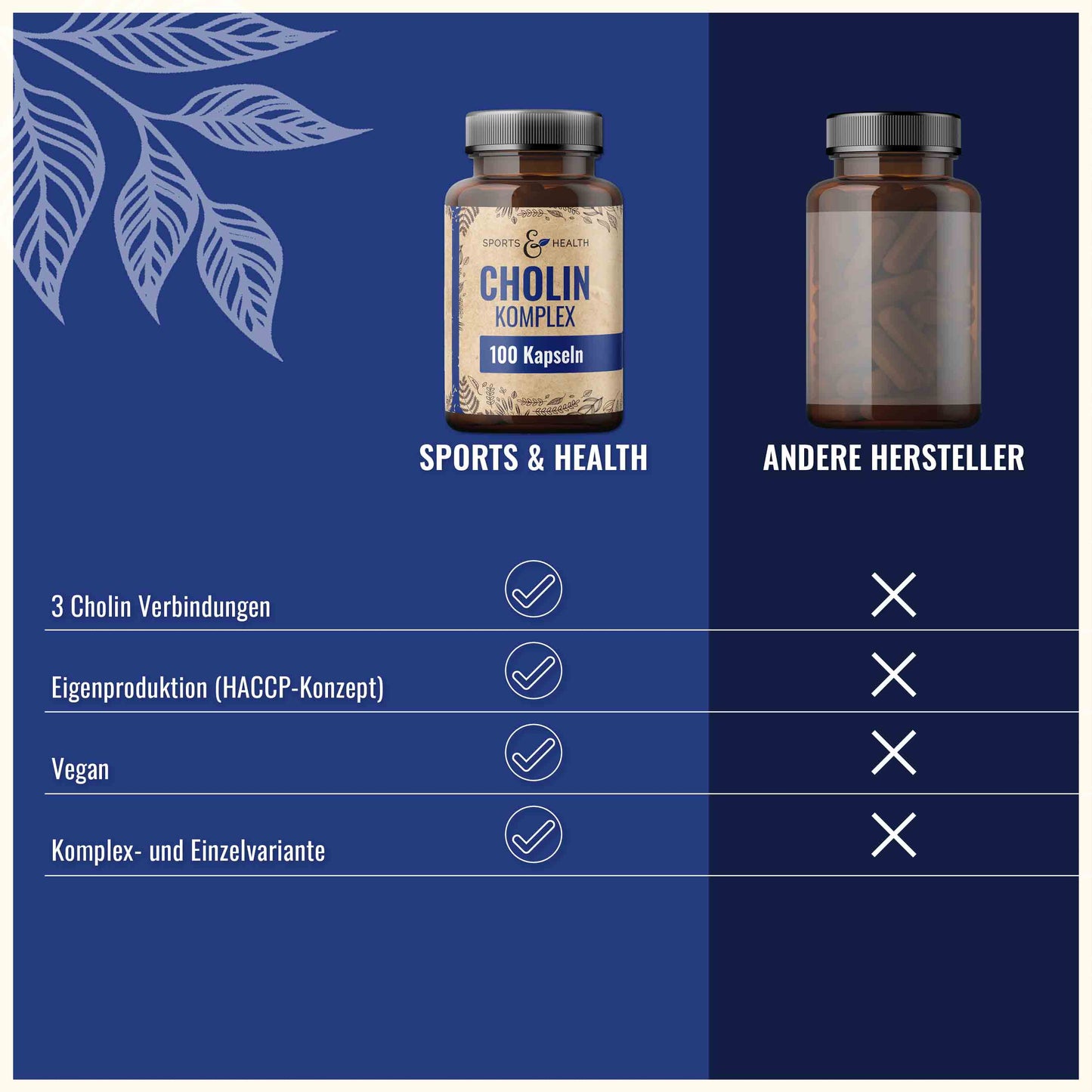 Cholin Komplex Kapseln