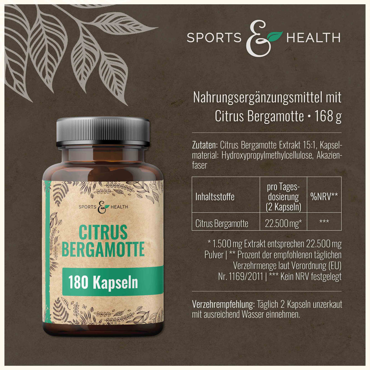 Citrus Bergamotte Kapseln