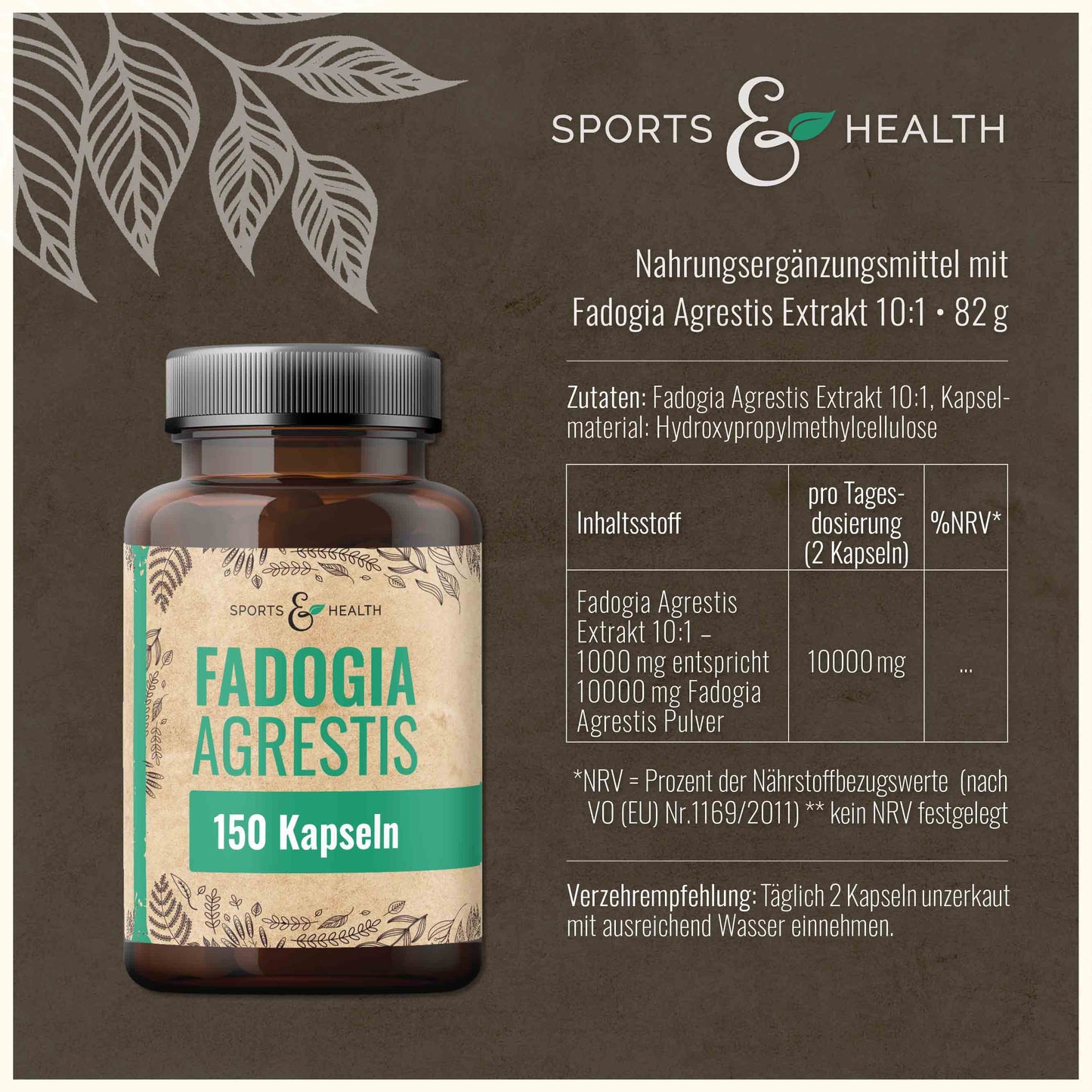 Fadogia Agrestis Kapseln