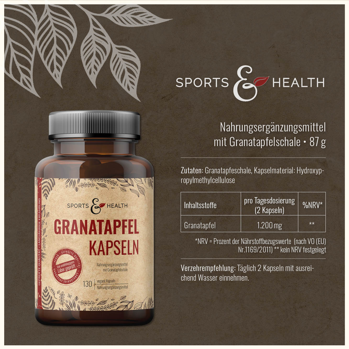 Granatapfel Kapseln