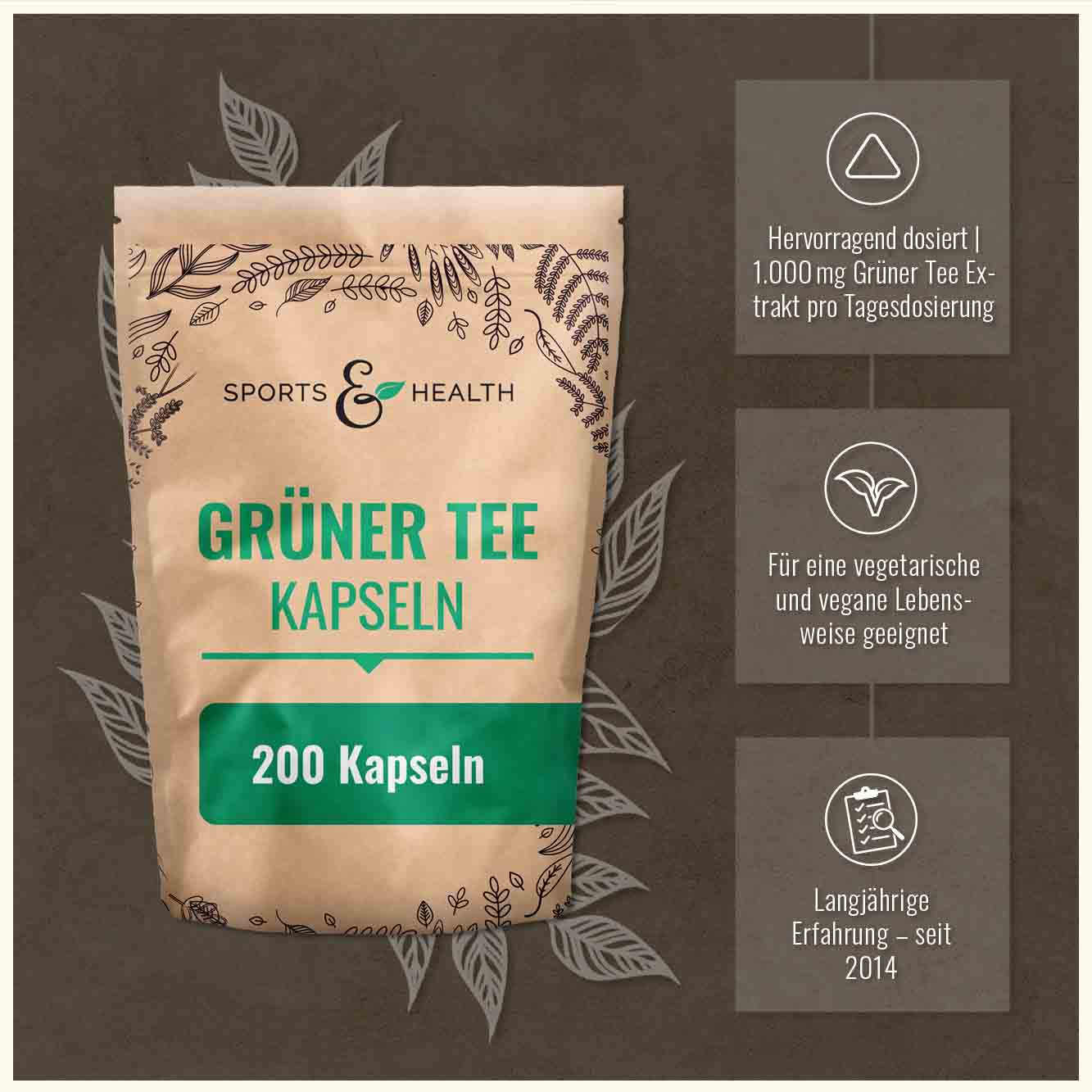Grüner Tee Kapseln