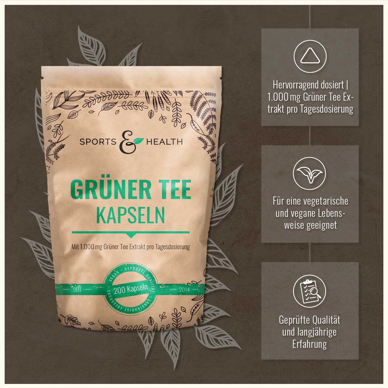 Grüner Tee Kapseln