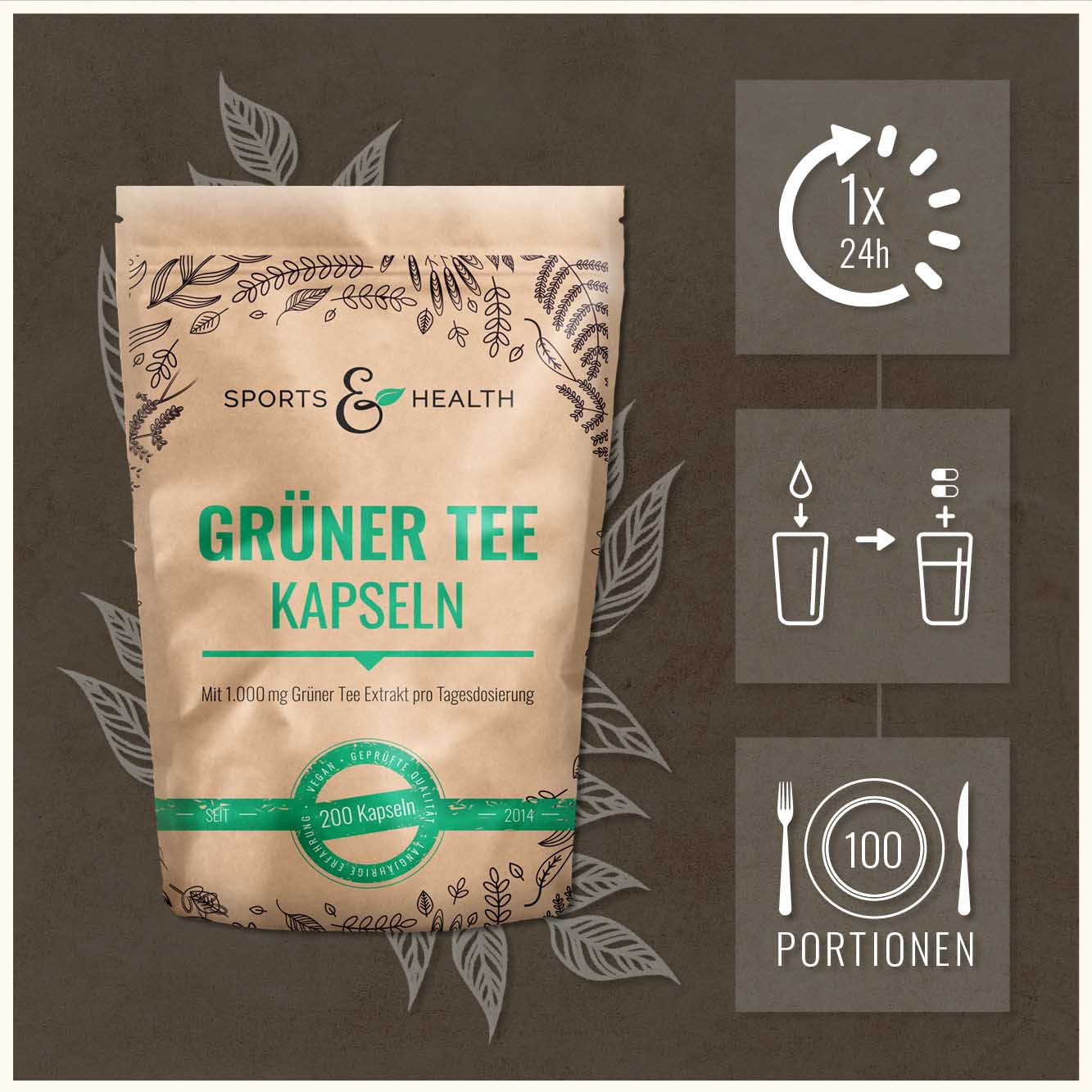 Grüner Tee Kapseln