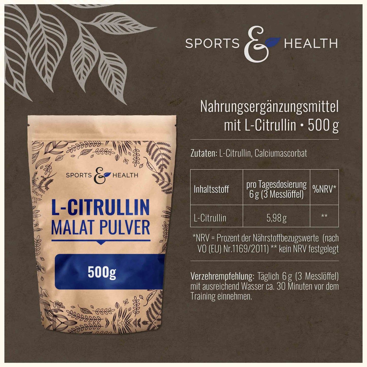 L-Citrullin-Malat Pulver
