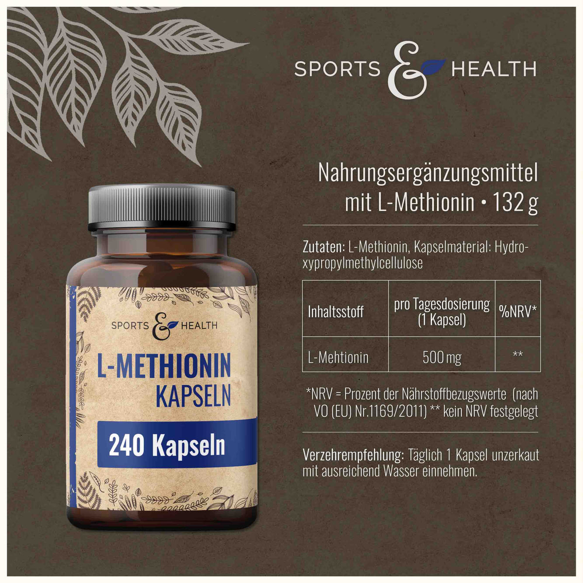 L-Methionin Kapseln