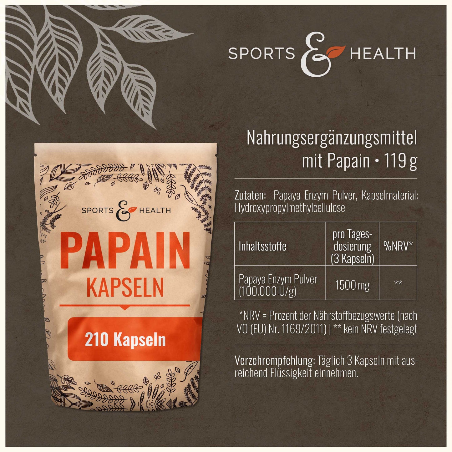 Papain Kapseln