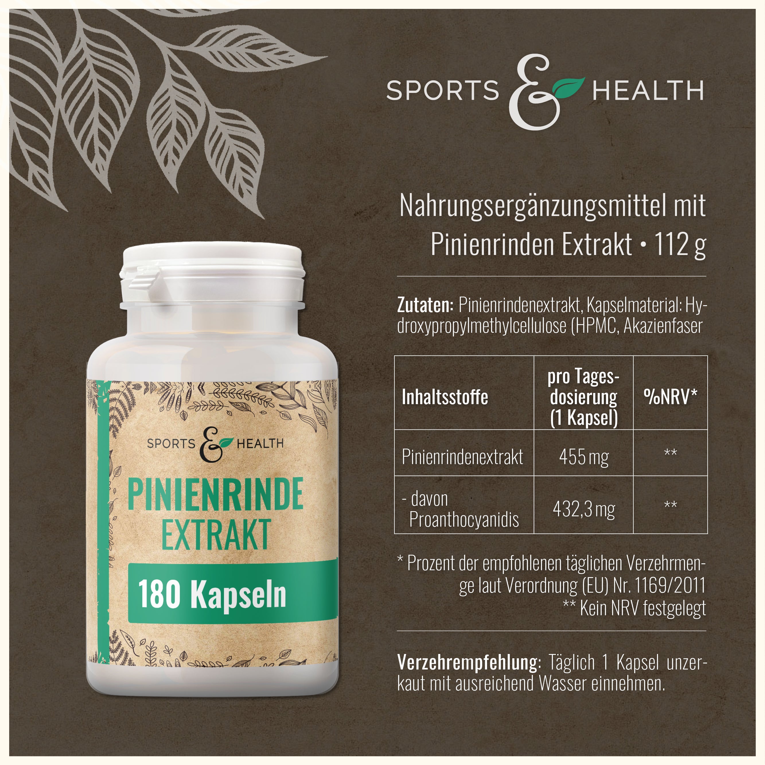 Pinienrinde Extrakt Kapseln