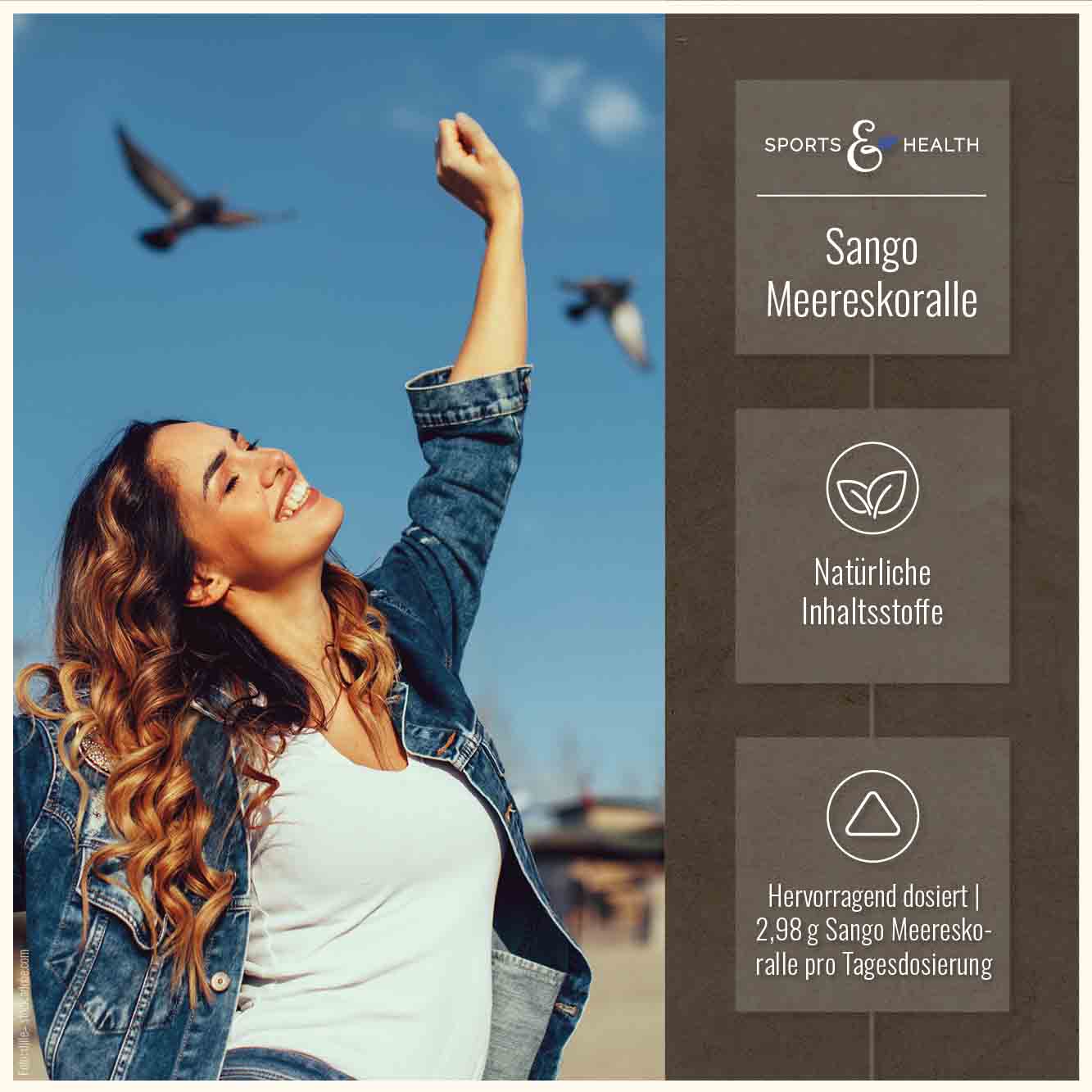 Sango Meereskoralle mit Magnesium und Calcium