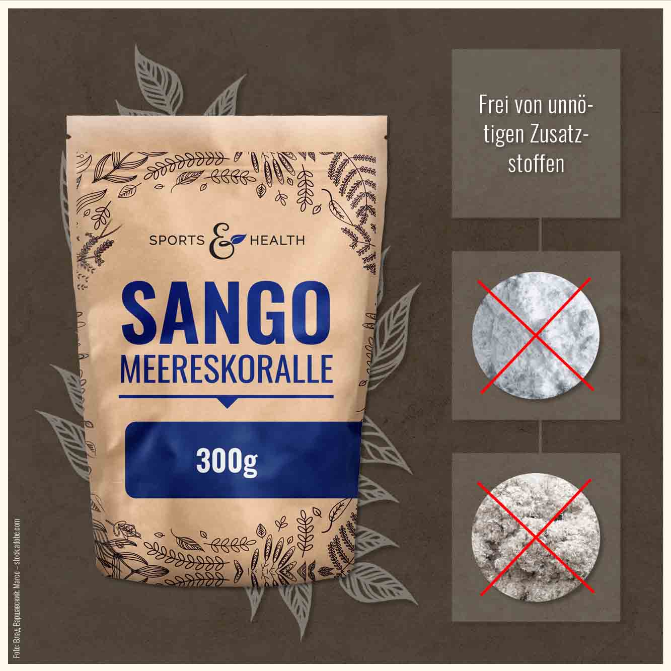 Sango Meereskoralle mit Magnesium und Calcium