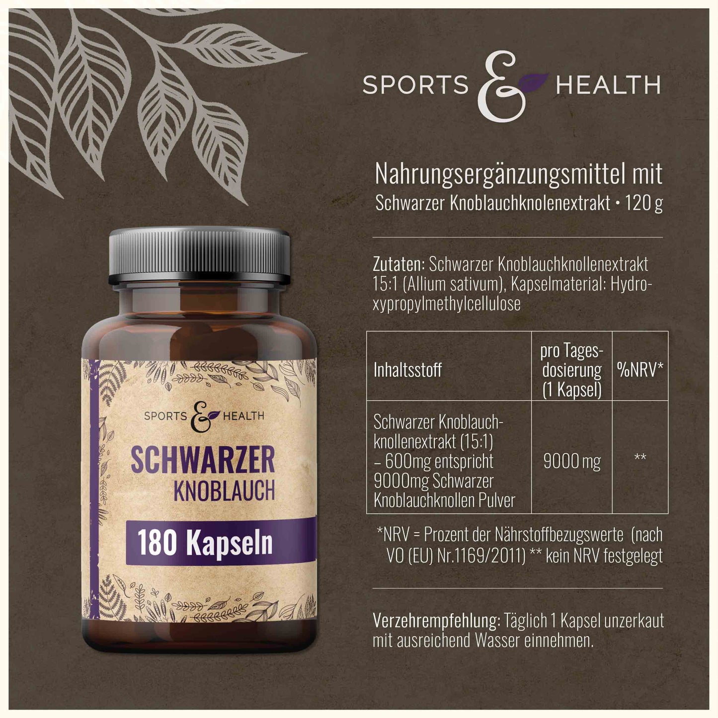 Schwarzer Knoblauch Kapseln