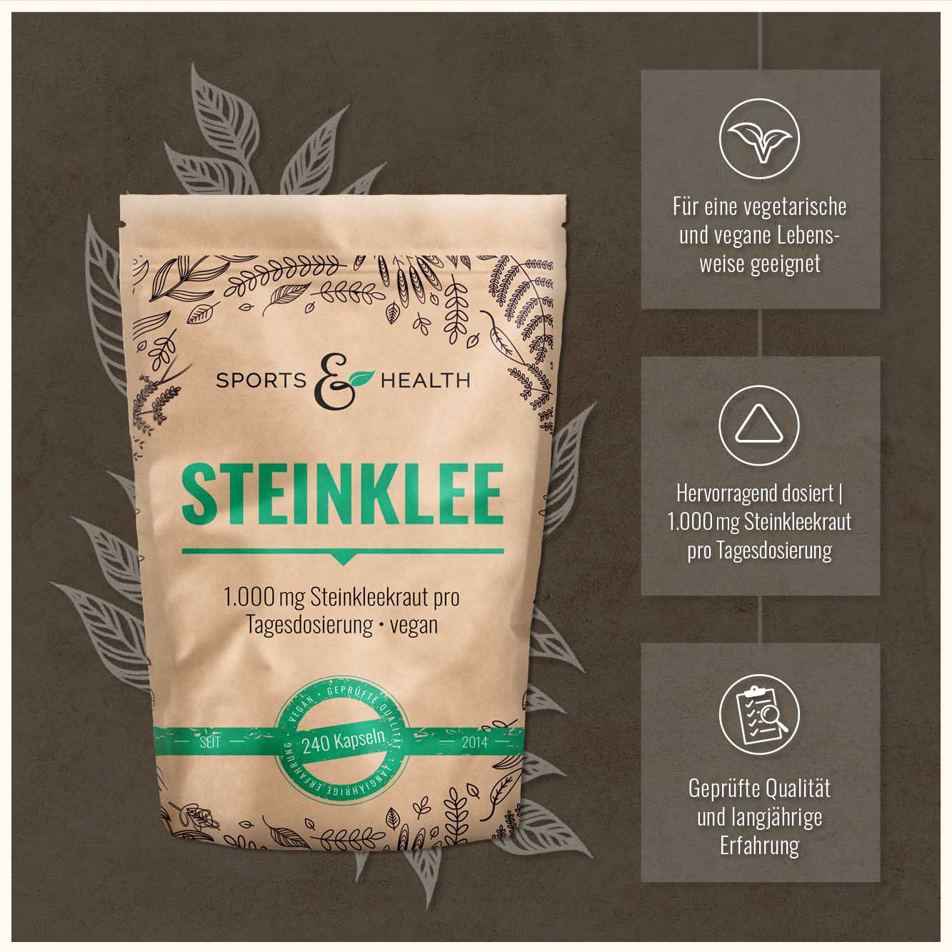 Steinklee Kapseln