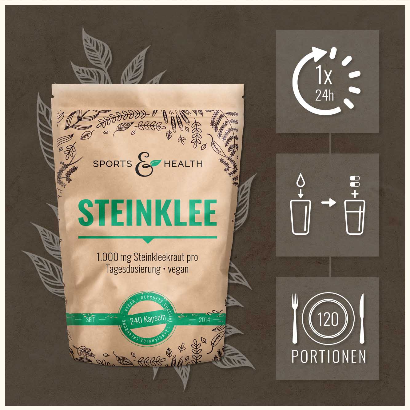 Steinklee Kapseln