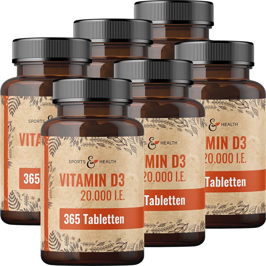 Vitamin D3 Tabletten - 20.000 IE