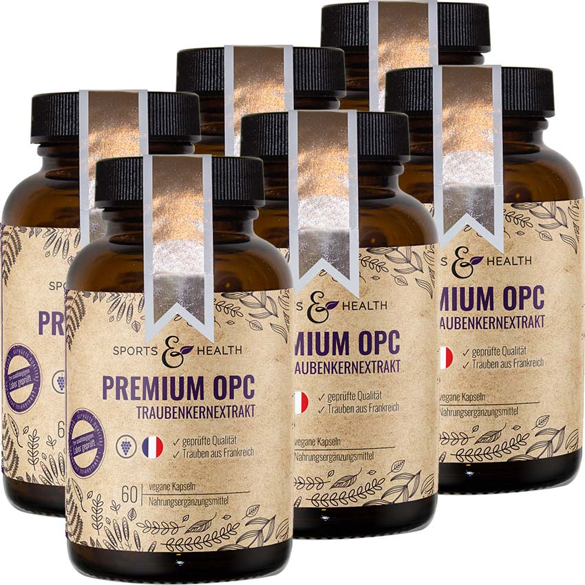 Premium OPC Traubenkernextrakt - 300 mg aus Frankreich