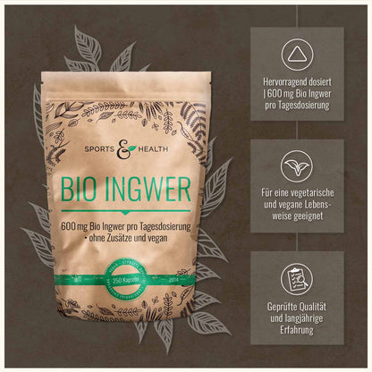 Bio Ingwer Kapseln -  DE-ÖKO-005