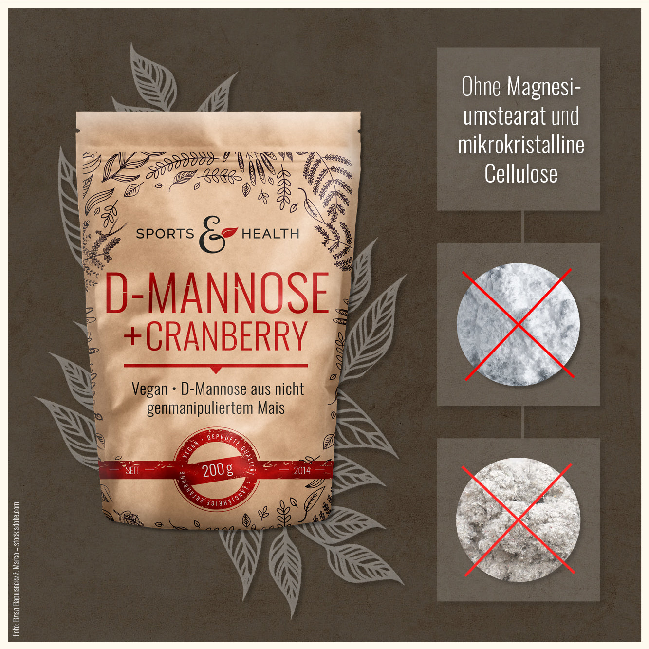 D-Mannose + Cranberry Pulver