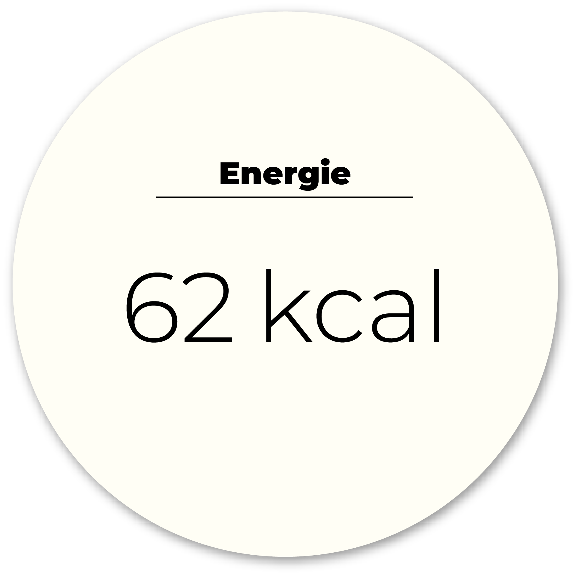 Badge Energie 62kcal