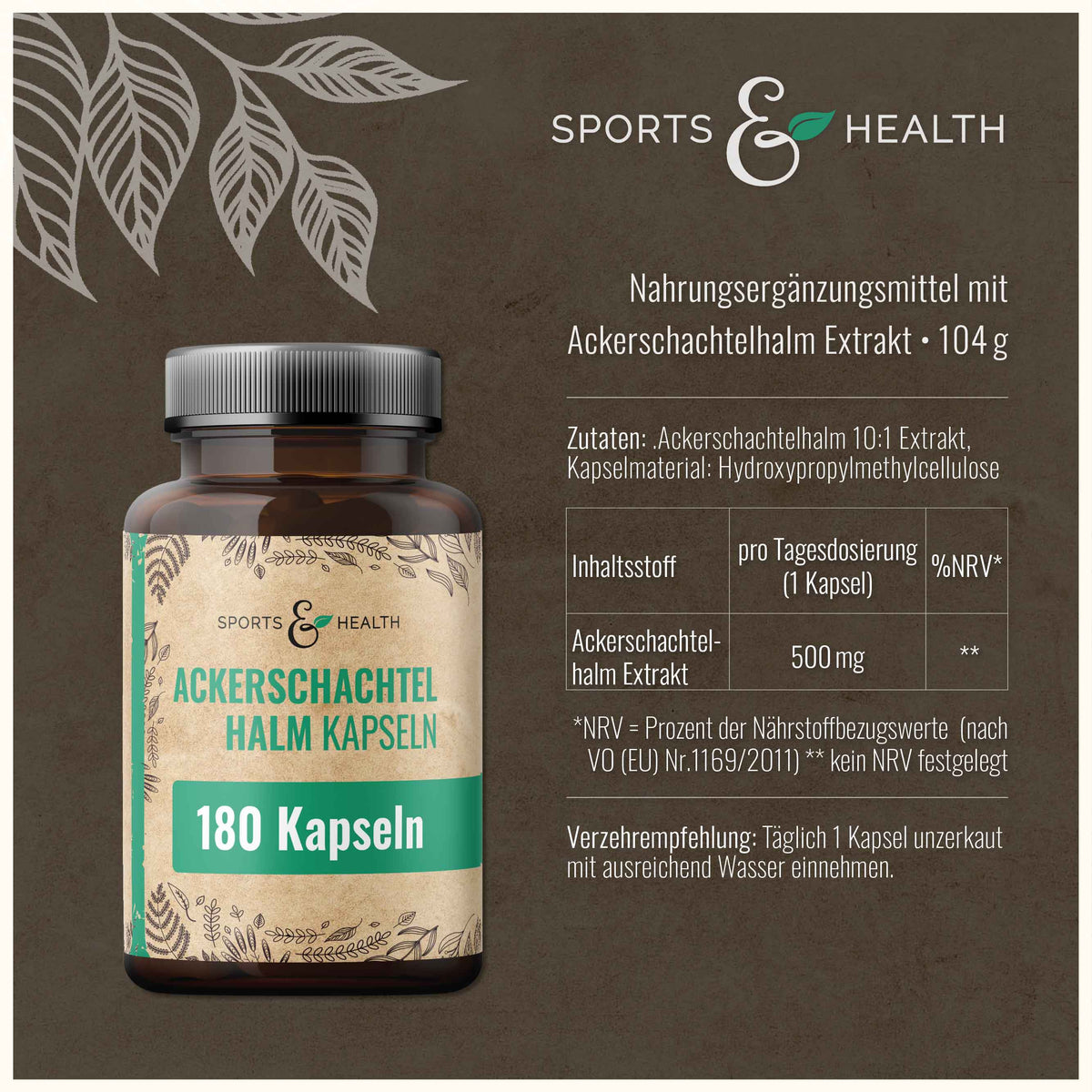 Ackerschachtelhalm Kapseln