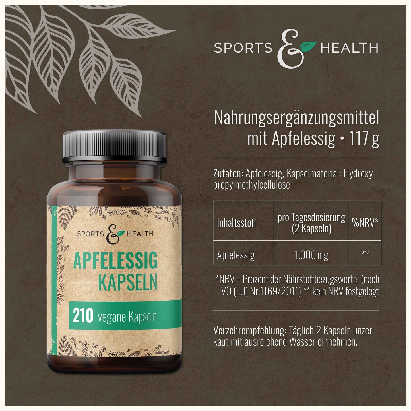 Apfelessig Kapseln