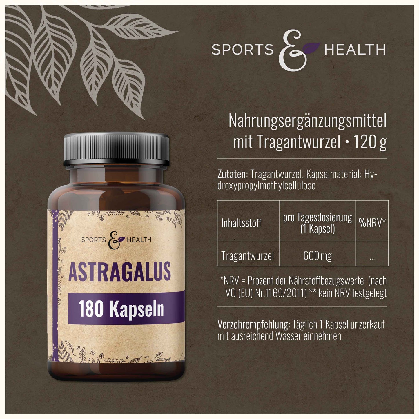 Astragalus Kapseln