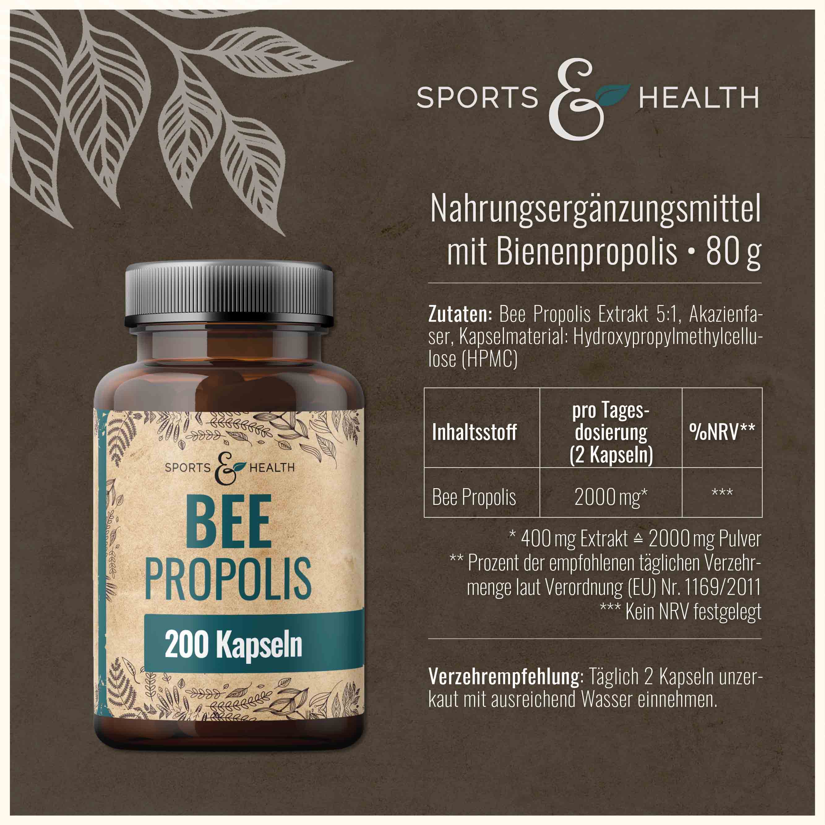 Bee Propolis Kapseln