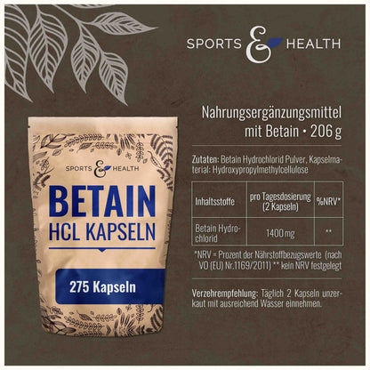 Betain HCL Kapseln