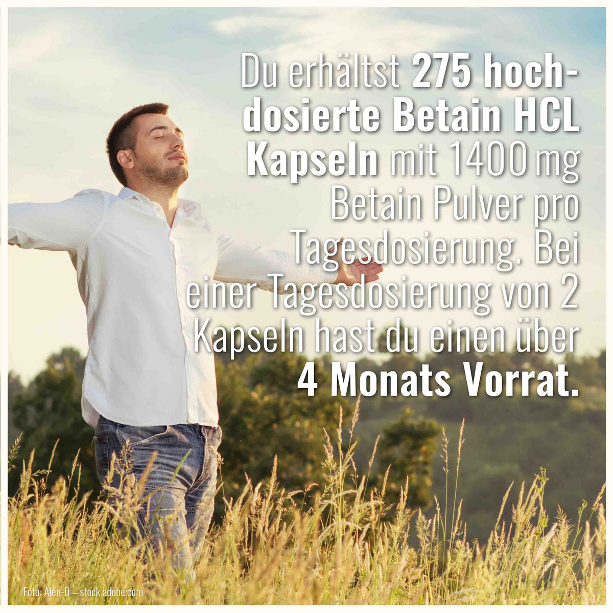 Betain HCL Kapseln