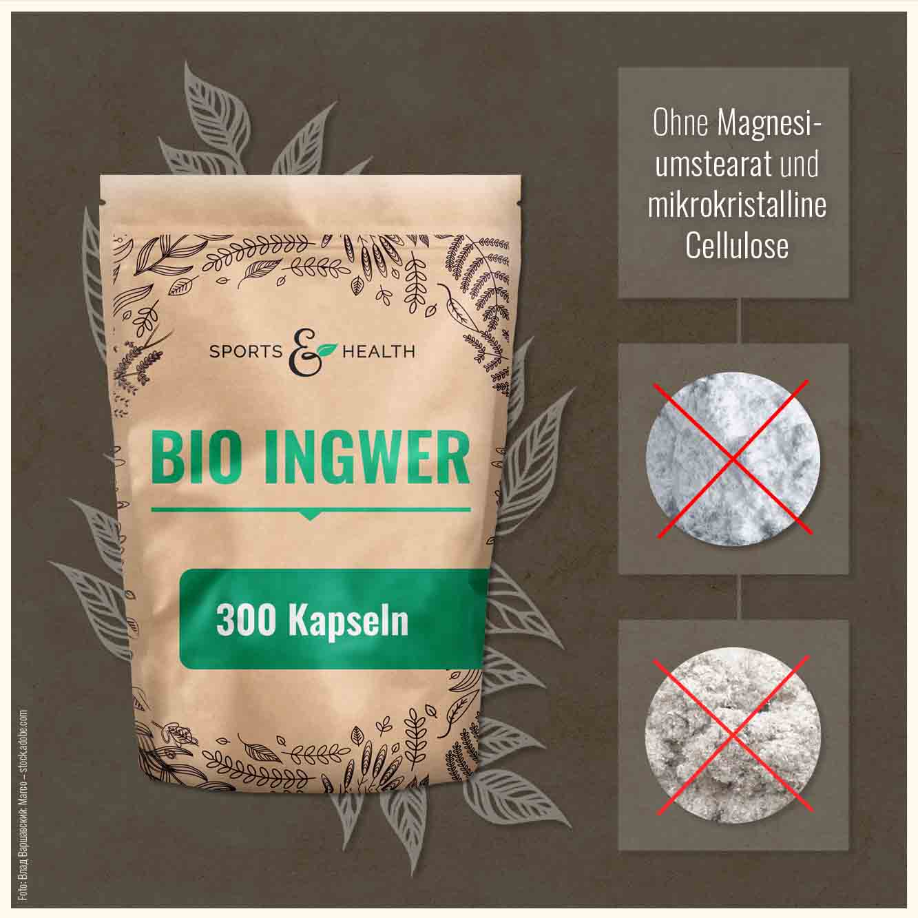 Bio Ingwer Kapseln -  DE-ÖKO-005