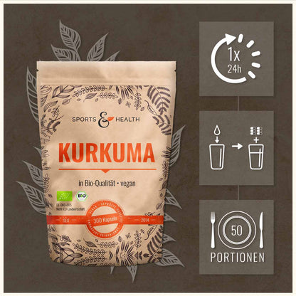 Bio Kurkuma Kapseln -  DE-ÖKO-005