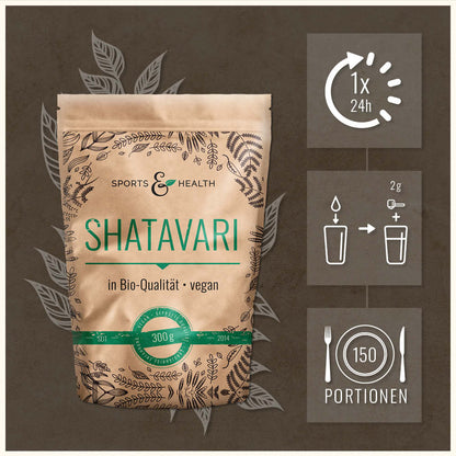 Bio Shatavari Pulver -  DE-ÖKO-005