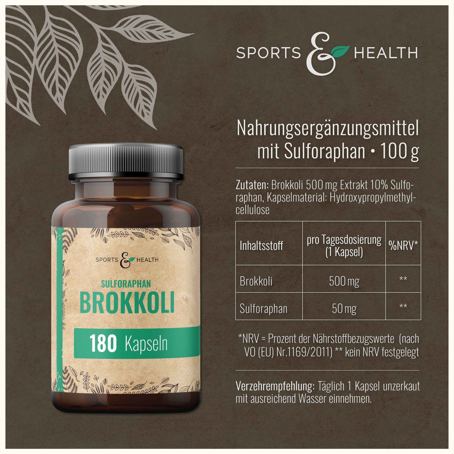 Sulforaphan Brokkoli Kapseln