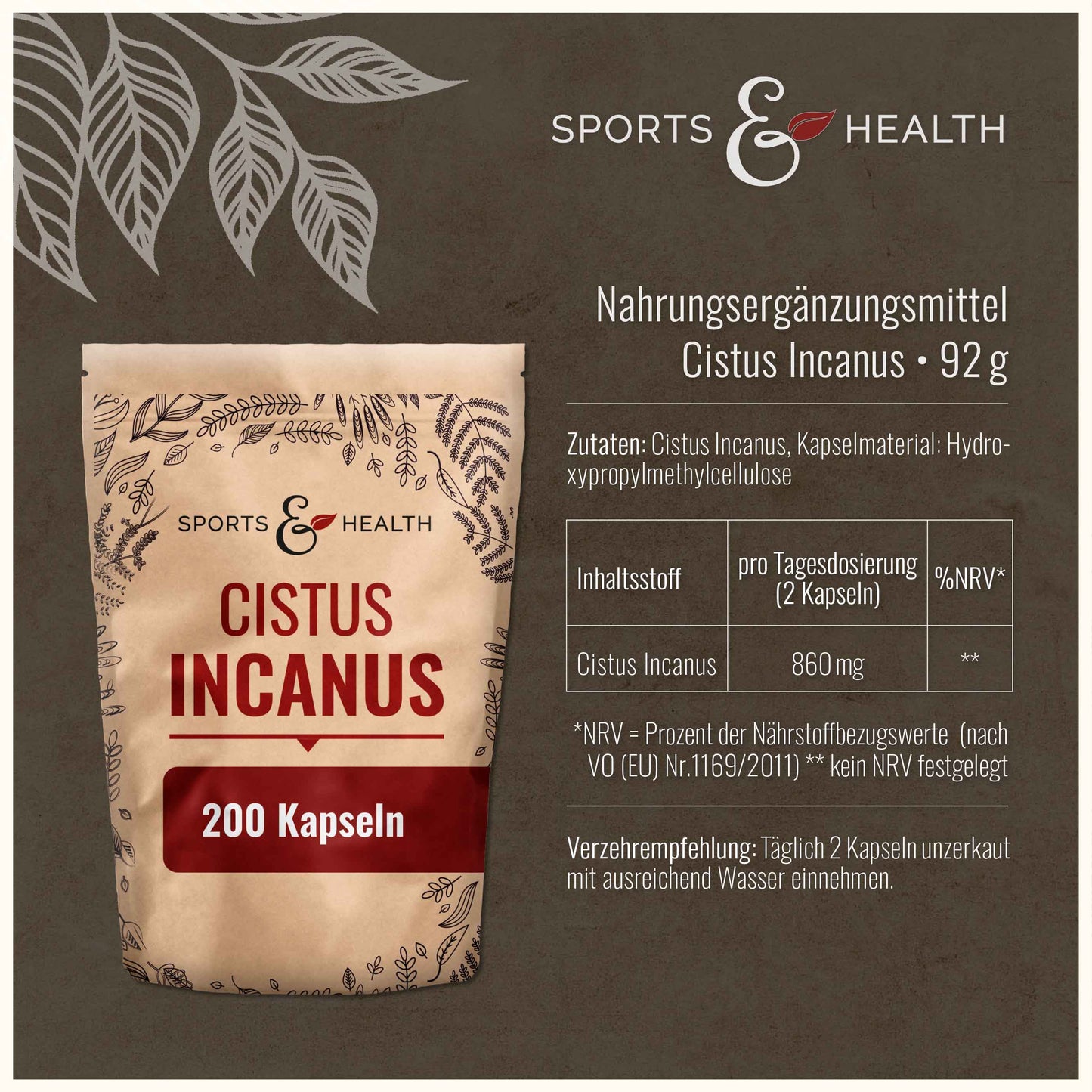 Cistus Incanus Kapseln