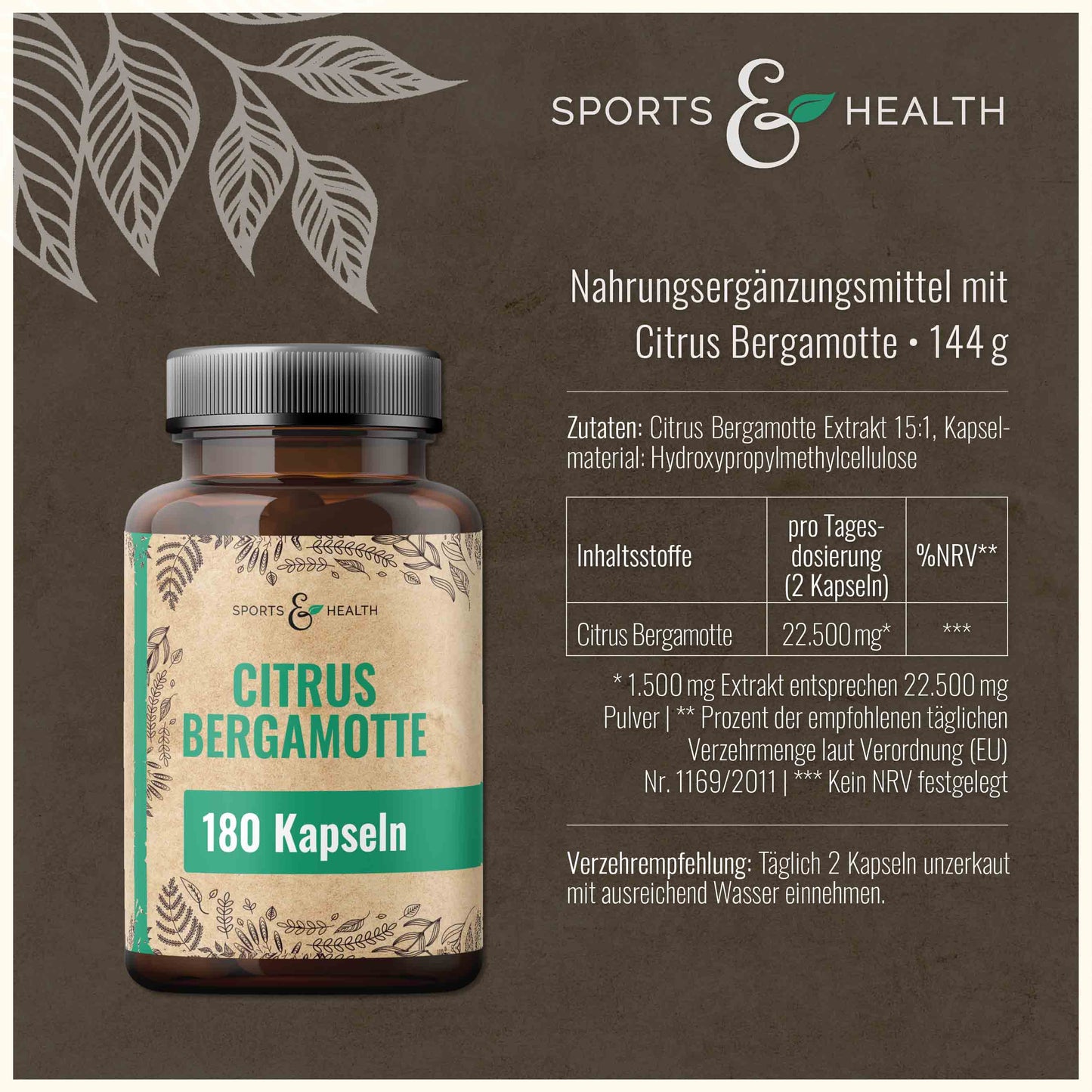 Citrus Bergamotte Kapseln