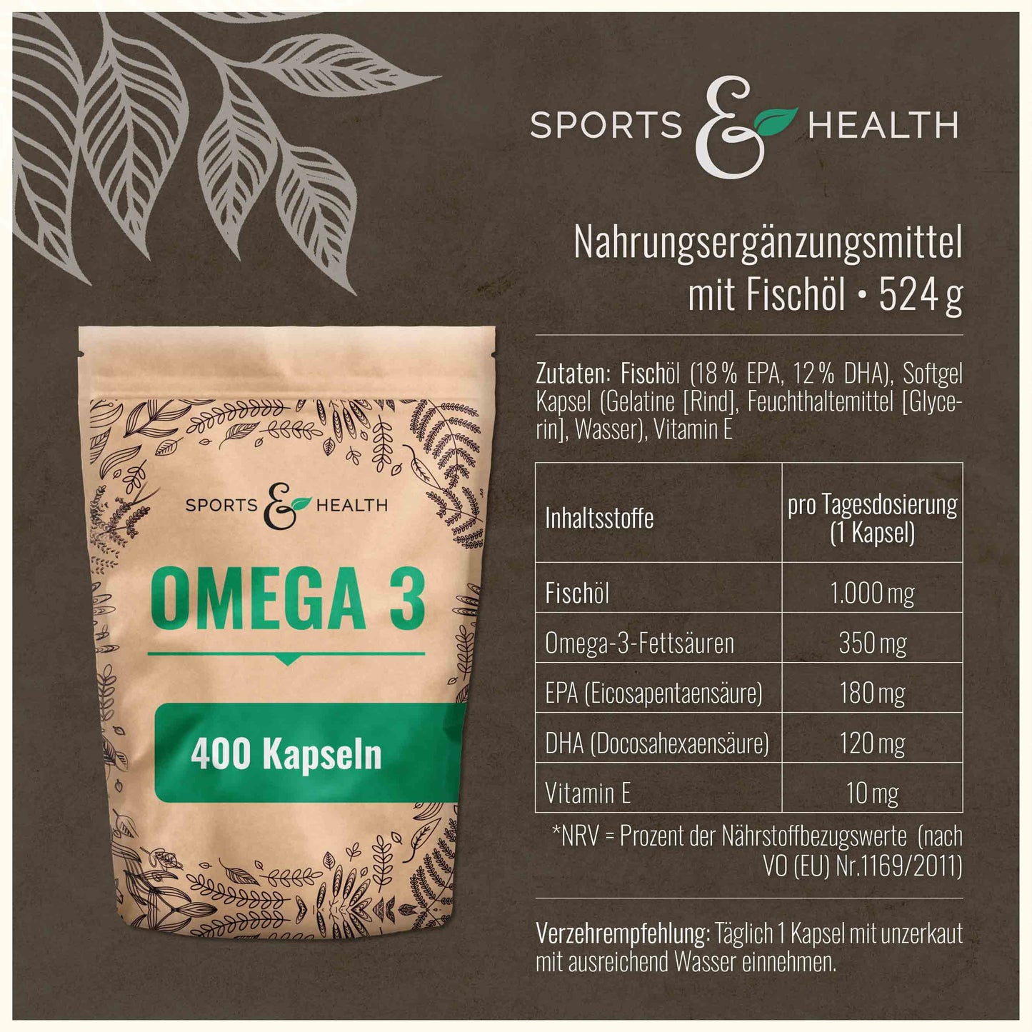 Omega 3 Fischöl Kapseln