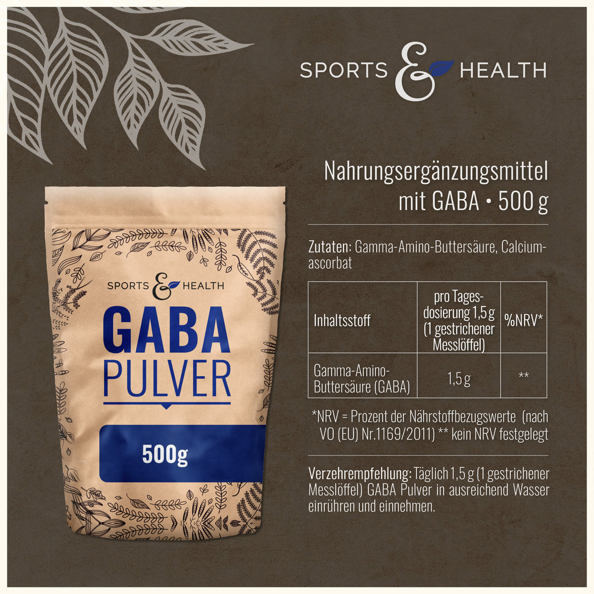 GABA Pulver