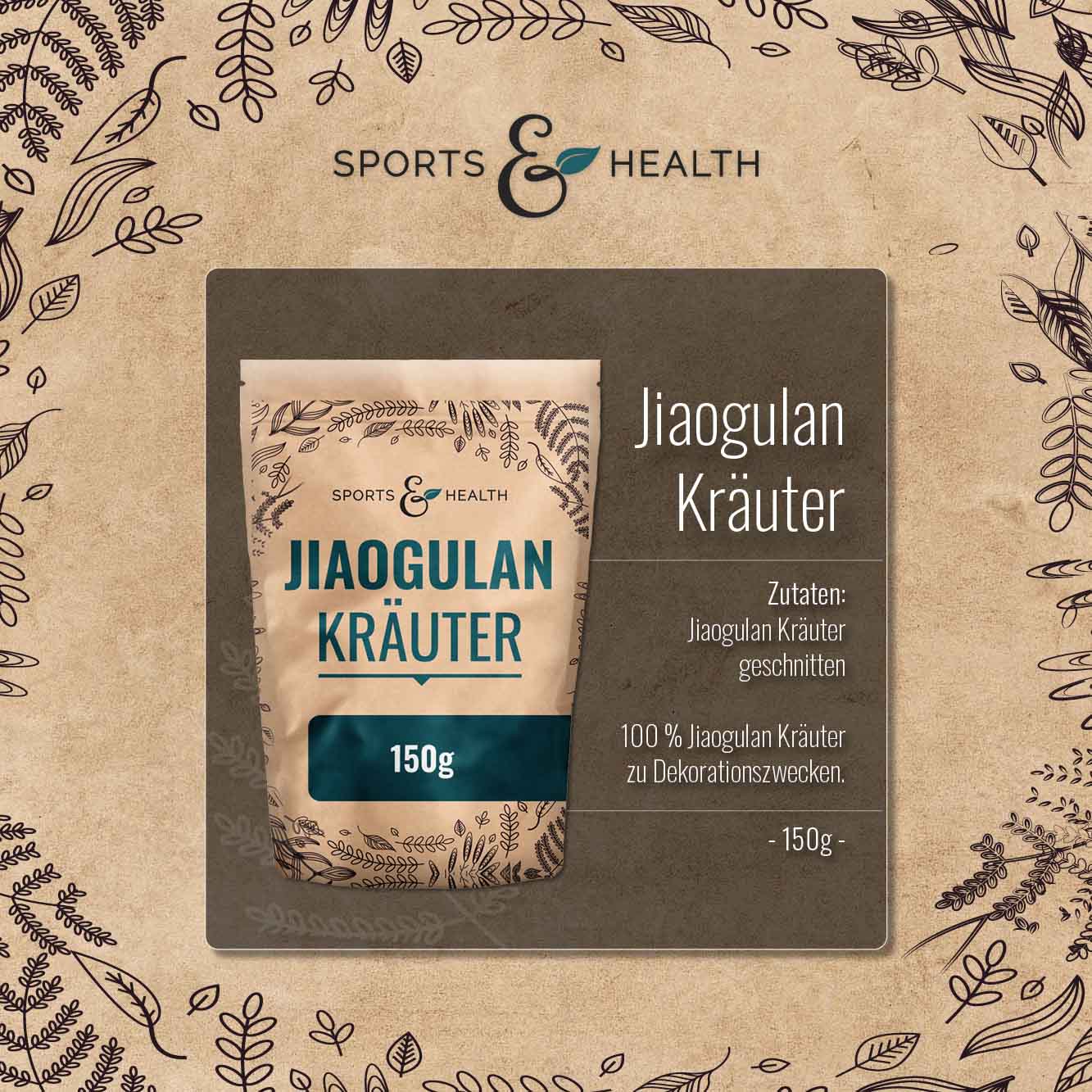 Jiaogulan Kräuter