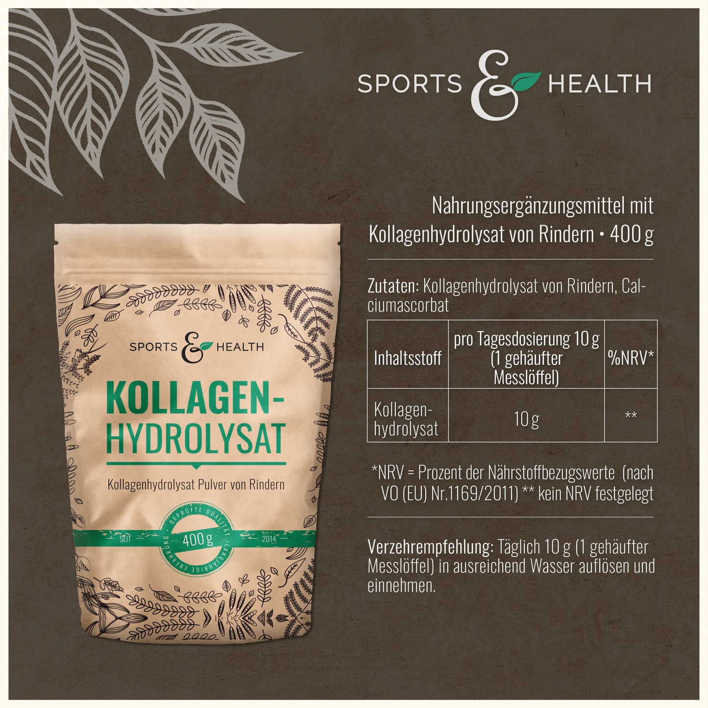 Kollagenhydrosylat Pulver