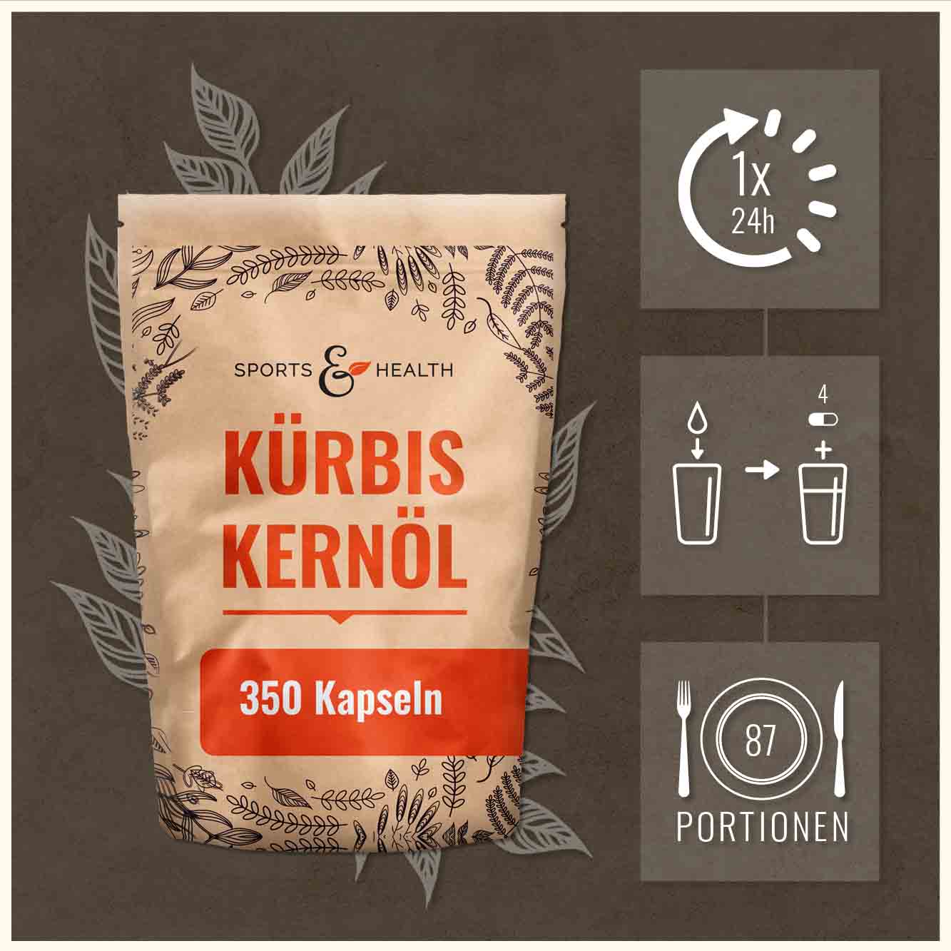 Kürbiskernöl Kapseln