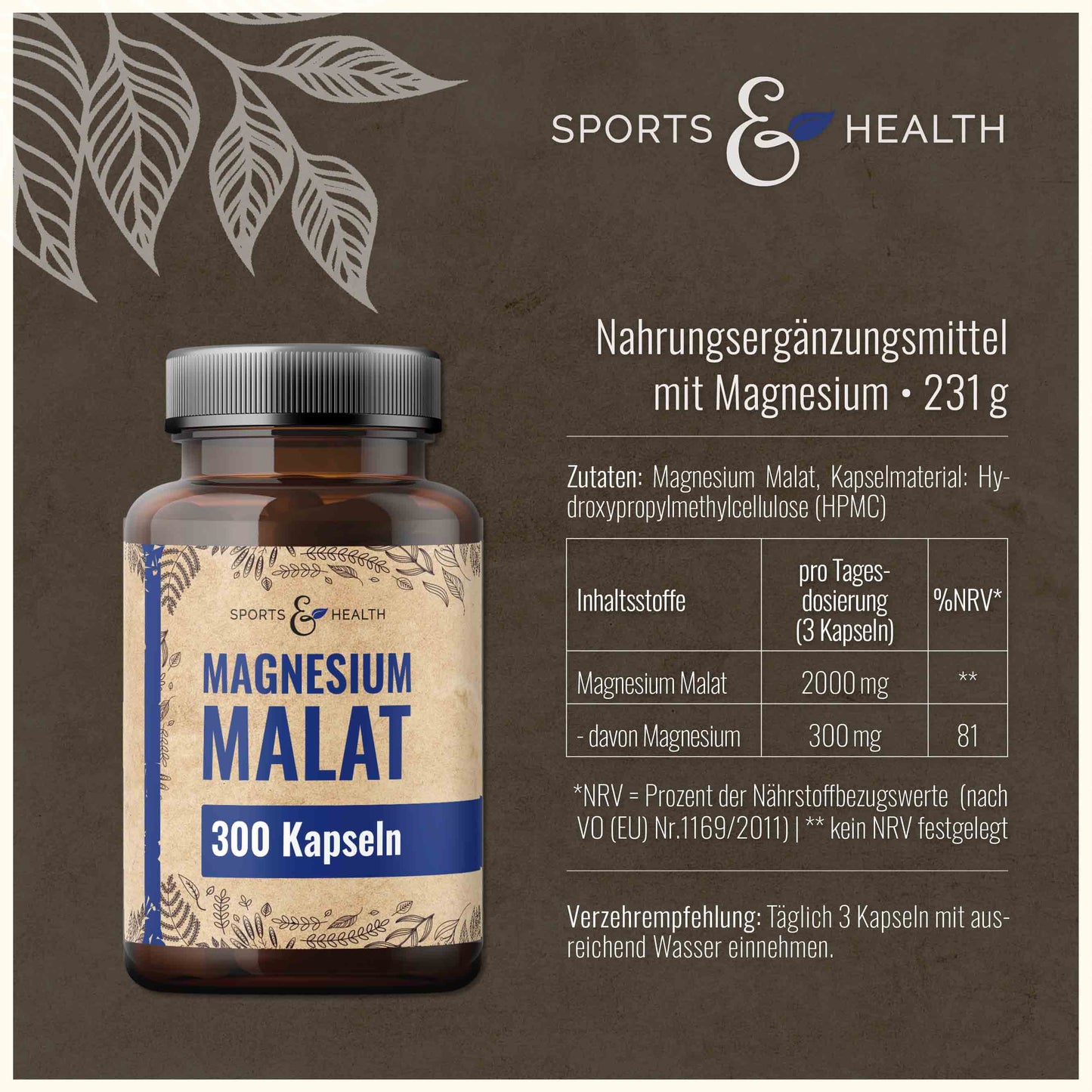 Magnesium Malat Kapseln