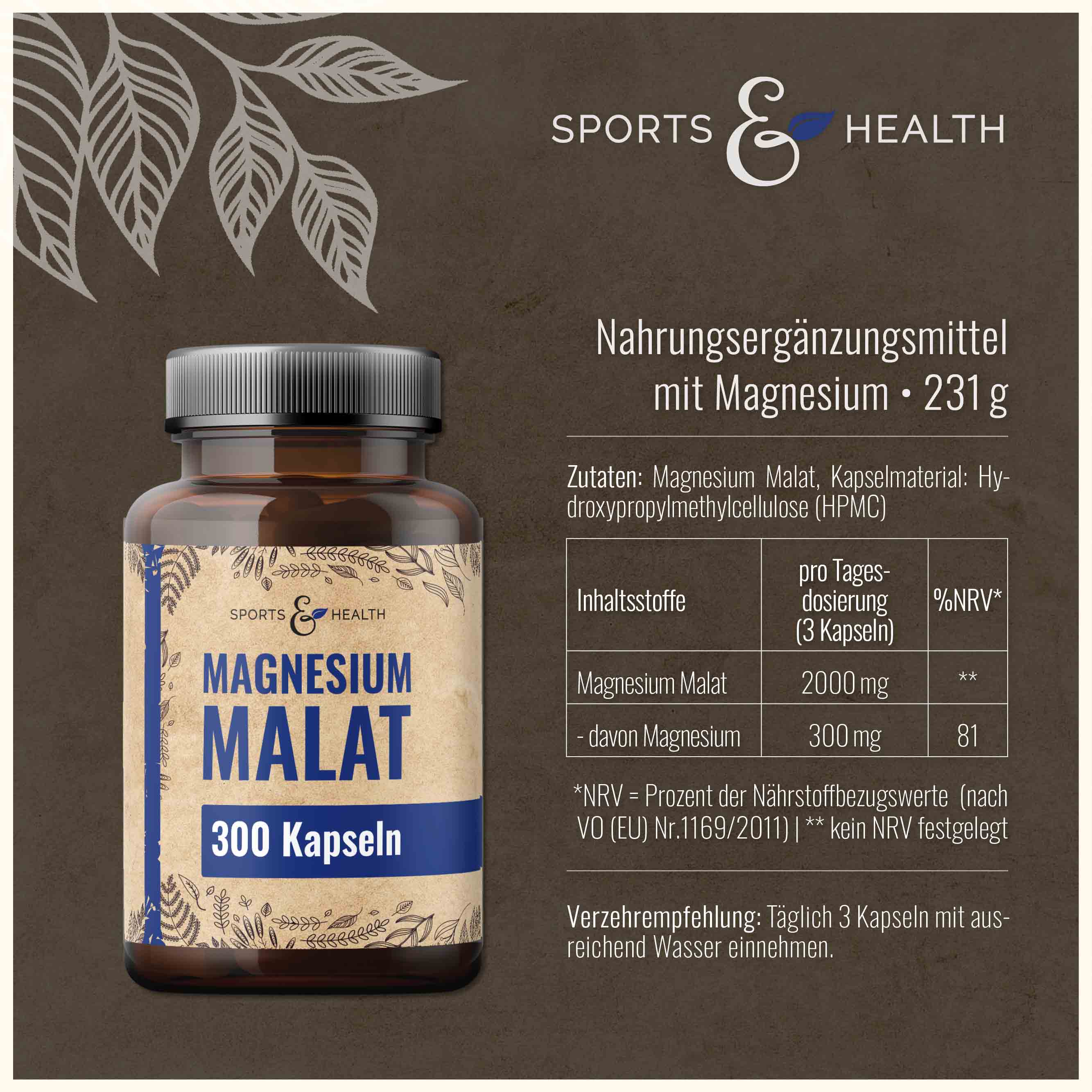 Magnesium Malat Kapseln