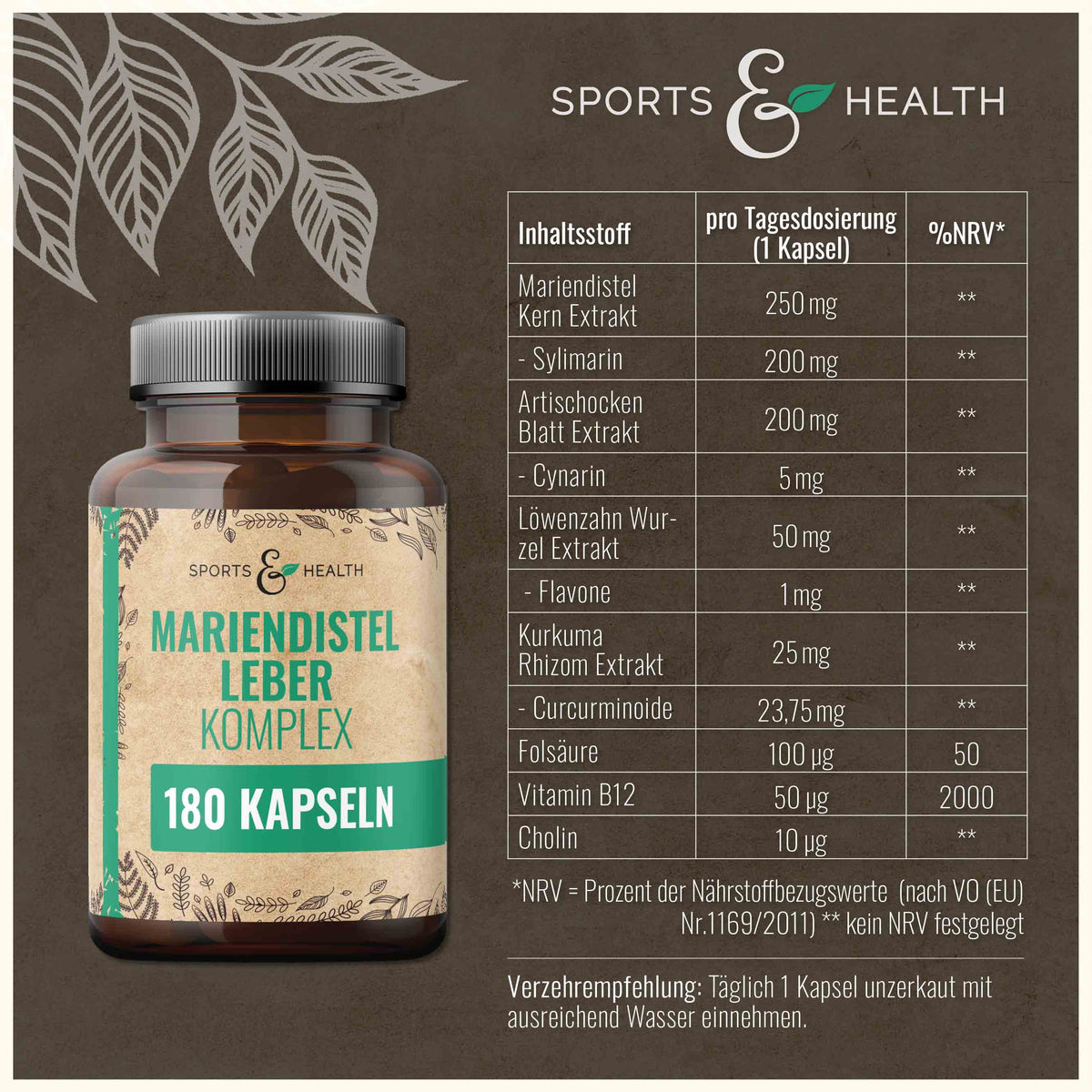 Mariendistel Leber Komplex