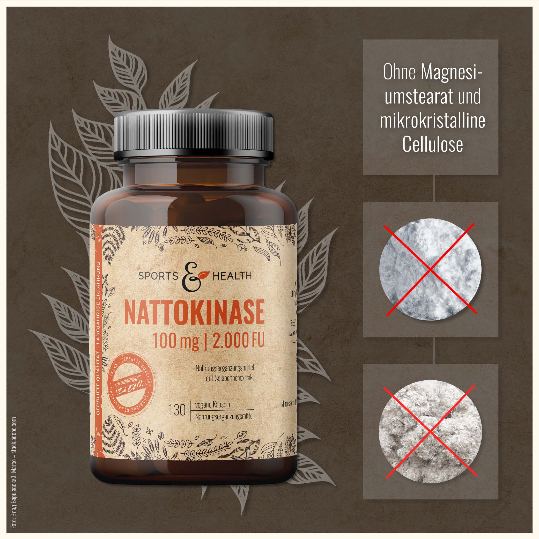 Nattokinase Kapseln von Sports&Health – Sports & Health Shop